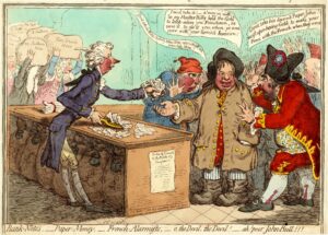 Gillray, Bank Notes, 1797