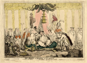 Cruikshank, The court at Brighton, 1816