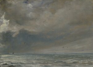 Constable, The sea near Brighton 1826