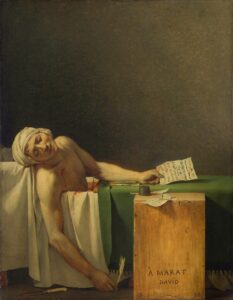 David, Death of Marat, 1793