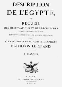 Description de l´Egypte, 1809