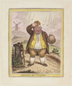 Gillray, Dreadful hot weather 1808