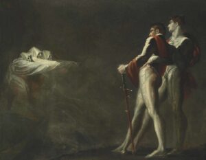 Fuseli, 3 witches appearing to Macbeth and Banquo