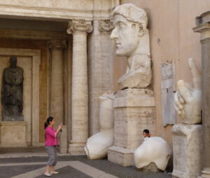 Colossus of Constantine, Rome. Photo: Malcolm Wren