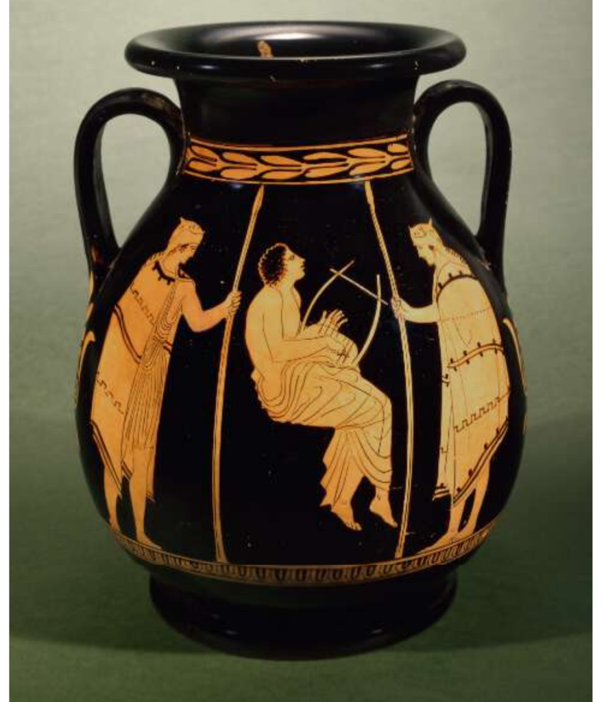 Pelike, Orpheus amongst the Thracians, c. 430 BCE