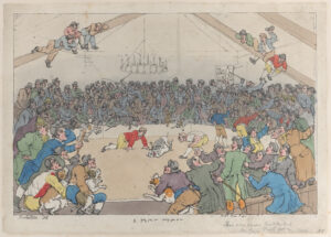 Rowlandon, A dog fight, 1811