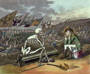 Thomas Rowlandson, Death and Bonaparte, the Two Kings of Terror 1814